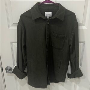 Two Pack - S Goodfellow & Co Lightweight Button-Up Shirt Jackets - Olive & Multi